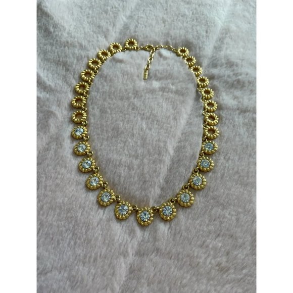 Vintage Stamped Gold Vendome Necklace - Picture 2 of 7